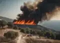 wildfires albania